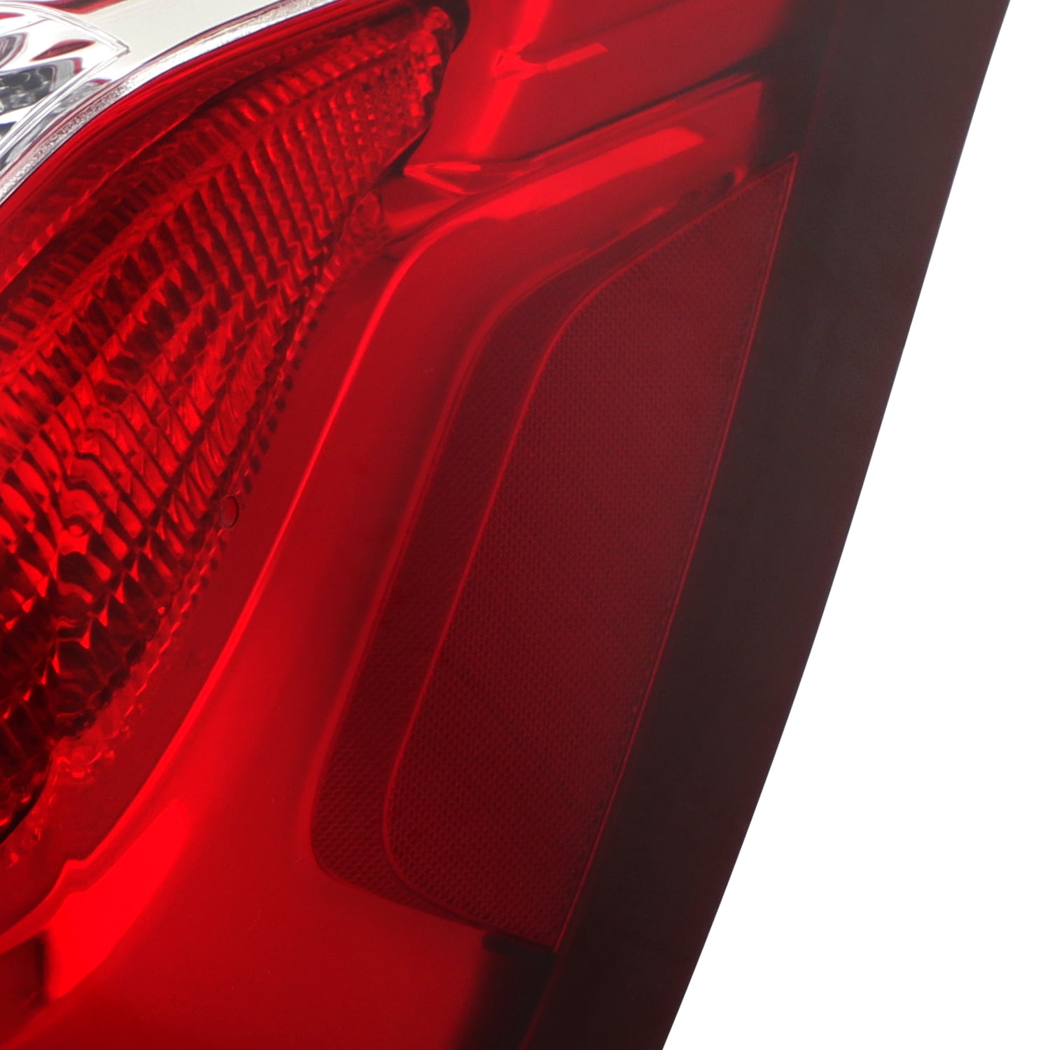 AKKON - Fits 2018 2019 2020 Chevy Equinox w/Incandescent Chrome Red Tail Light Brake Lamp Outer Passenger Right Side Replacement