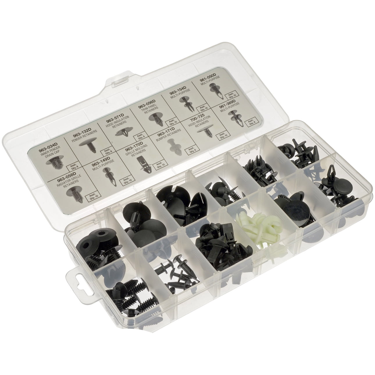 Dorman 030-743 Body Fastener Tech Tray (Pack of 95)