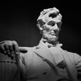 thumbnail image 2 of Highsmith, Carol 15x15 Gold Ornate Wood Framed with Double Matting Museum Art Print Titled - Lincoln Memorial statue by Daniel Chester French, 2 of 4