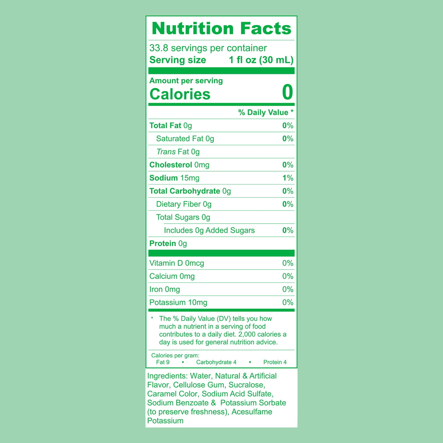 Girl Scouts Thin Mints Sugar Free Syrup, Chocolate Mint Flavor, 1 Liter