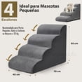 thumbnail image 4 of Escalera para Perros Magma Life con 4 Escalones de Espuma Suave y Antideslizantes, 4 of 8