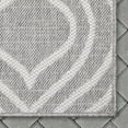 thumbnail image 4 of Well Woven Fallon Ludo Modern Tribal Grey 2'7" x 9'10" Runner Hi-Lo Indoor/Outdoor Rug, 4 of 7