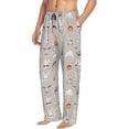 thumbnail image 2 of Xecao Various Rabbits Men's Straight Lounge Pajama Pants: The Ultimate in Comfortable Sleepwear, 2 of 9