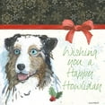 thumbnail image 2 of Phillips, Anita 12x12 Gold Ornate Wood Framed with Double Matting Museum Art Print Titled - Howlidays, 2 of 4