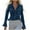 Navy, variant on jobturf Blouses for Women Dressy Casual Collared Ruffle Hem Y2k Tops Fall Spring Fashion Work Office Business Long Sleeve Button Down Shirts