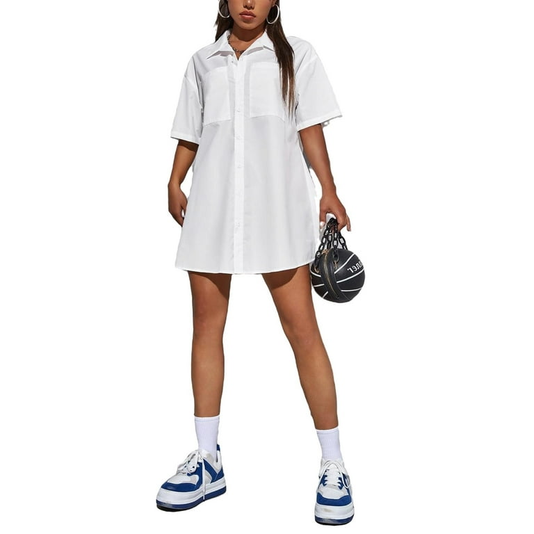 White t shirt dress walmart hotsell