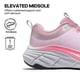 thumbnail image 4 of Zapatillas para caminar mujer NORTIV 8 moradas talla 8 con amortiguación, 4 of 9