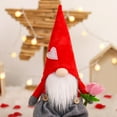 thumbnail image 4 of Large Valentine Gnome under $5! Yannianjz Valentines Day Gnome Doll, Red Heart Gnome Ornament, Christmas Valentine Decoration, Cute Faceless Doll Statue, Home Decor, Shelf Desk Decor, Holiday Gift, 4 of 4