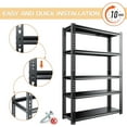 thumbnail image 3 of Lilypelle Adjustable Shelving Unit, 72"H Heavy Duty Shelving Utility Rack for Office Kitchen Pantry Closet Garage Basement ，1100 lbs Capacity, 1PC, 3 of 8