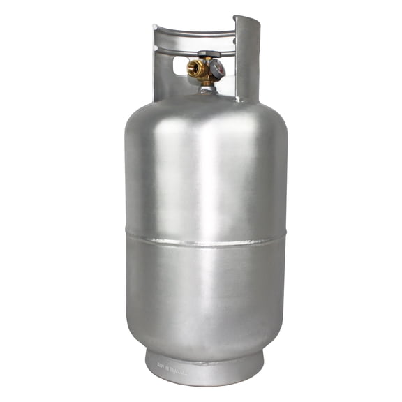 Flame King 30lb Aluminum Propane Tank Cylinder, Gauge & Opd Valve, Rugged Designed, Outdoor Cooking