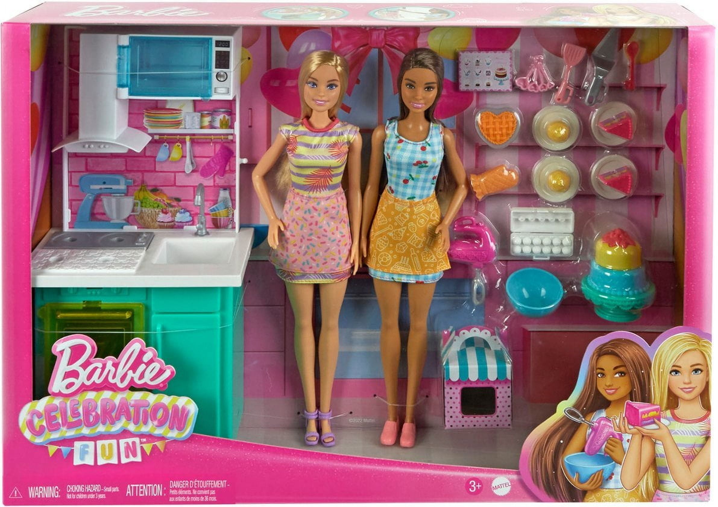 Barbie Celebration Fun Baking Party Doll Playset