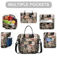 thumbnail image 2 of OBREWU Pioneer Flower Womens Lunch Box for Work,Insulated Large Pioneer Flower Lunch Bag for Women,Loncheras Para Mujer,Leakproof Adult Lunch Bag for Work,Beach,Travel,Picnic,Camping, 2 of 7