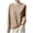 Khaki, variant on Lonomox Womens Pullover Tops Solid Color Long Sleeve Shirts Crew Neck Loose Fashion Casual T Shirts