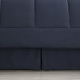 thumbnail image 2 of 8 Piece Embossed Checkered Bed in a Bag Bedding Set, King - Navy Blue, 2 of 5