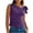 Purple, variant on Fanxing Khaki Womens Summer Going Out Tank Tops M Asymmetrical Shoulder Sleeveless T Shirts Corset Y2k Shirts (Women's Petite S-XL)