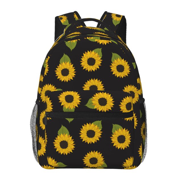 Disketp Sunflowers Mochila Estampada para Hombre y Mujer – Mochila Ligera Clásica con Múltiples Bolsillos para Universidad, Trabajo y Viajes-One Size
