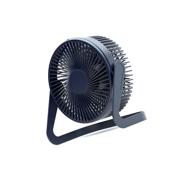Matsuzay Ventilador de escritorio USB giratorio Mesita de noche portátil Dispositivo de refrigeración de Operación silenciosa Trabajo Electrodomésticos Negro