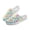 Colorful Paw Print Pattern, variant on Cute Dog Print Breathable Mesh Slip On Clogs - Lightweight Comfortable Unisex Summer Walking Shoes
