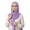 #0270-Purple, variant on Karight Womens Chiffon Hijab Scarf Lightweight Solid Color Breathable Sheer Head Wrap