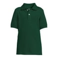 thumbnail image 5 of Wonder Nation Boys Short Sleeve Cotton Blend Polo Shirt, Sizes 4-18 & Husky, 5 of 5