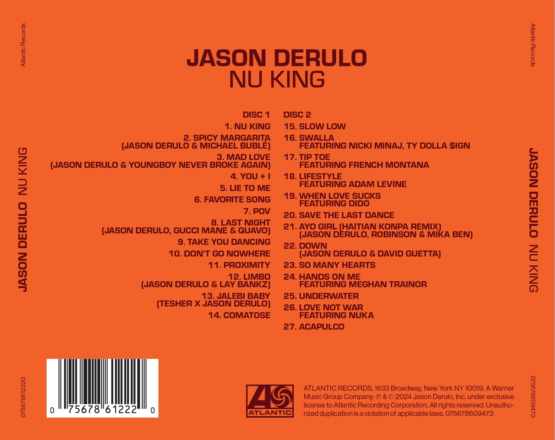 Jason Derülo - Nu King - Music & Performance - CD - Walmart.com