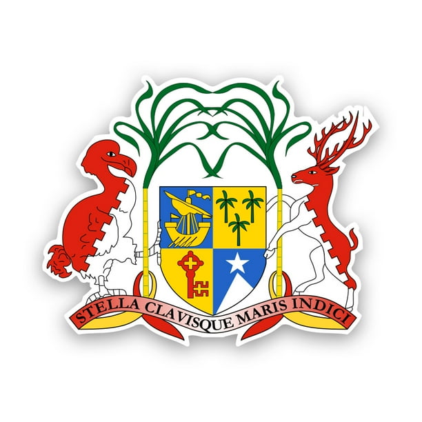 Mauritian Coat of Arms Sticker Decal Self Adhesive Vinyl