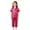 H270 Hot Pink, variant on SJLDQY Satin Pajamas for Girls Button Down Short Sleeve Shirts Ruffle Pants 2 Piece Silk Pjs Sets Summer Sleepwear Breathable Soft Loungewear Sets