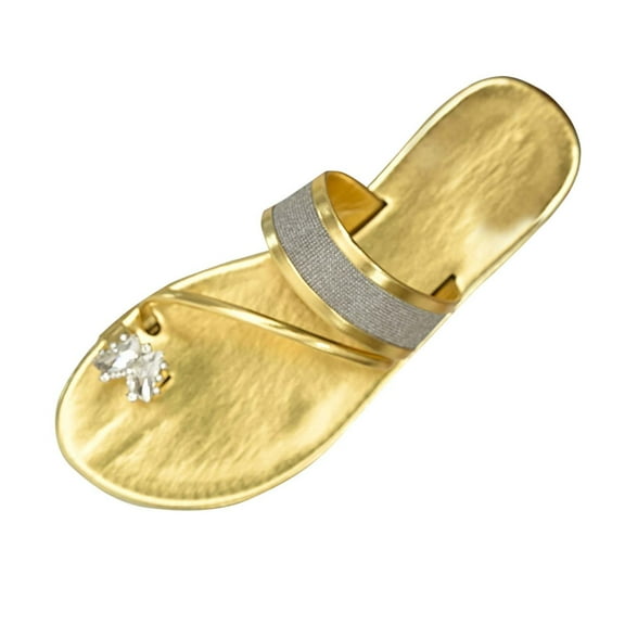 Women's Butterfly Flat Sandals Beach Holiday Slip On Flip Flops Clip Toe Slippers Stylish Slides Summer Footwear Gold Women Sandal