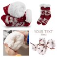 thumbnail image 7 of Anti-Slip Slipper Socks Women, Girls Christmas Elk Anti-Slippery Slipper Socks, Cute Fluffy Fleece Slipper Socks, Knitted Slipper Socks for Home(Red/1Pair), 7 of 7