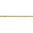 thumbnail image 3 of 10k Yellow Gold 2.25mm Diamond-Cut Rope Chain Necklace - with Secure Lobster Lock Clasp 20", 3 of 6