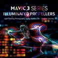 thumbnail image 2 of Rechargeable LED Lights Propellers Compatible For DJI Mavic 3 Pro Mavic 3 Series Drone Night Flight Flash Propellers Accessories, 2 of 9