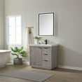 thumbnail image 4 of Miseno Mv701536 Leiza 36" Free Standing Single Basin Vanity Set - White, 4 of 7