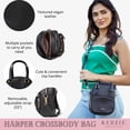 thumbnail image 3 of Kedzie Harper Multi-Pocket Crossbody Bag, Black (Women's), 3 of 7