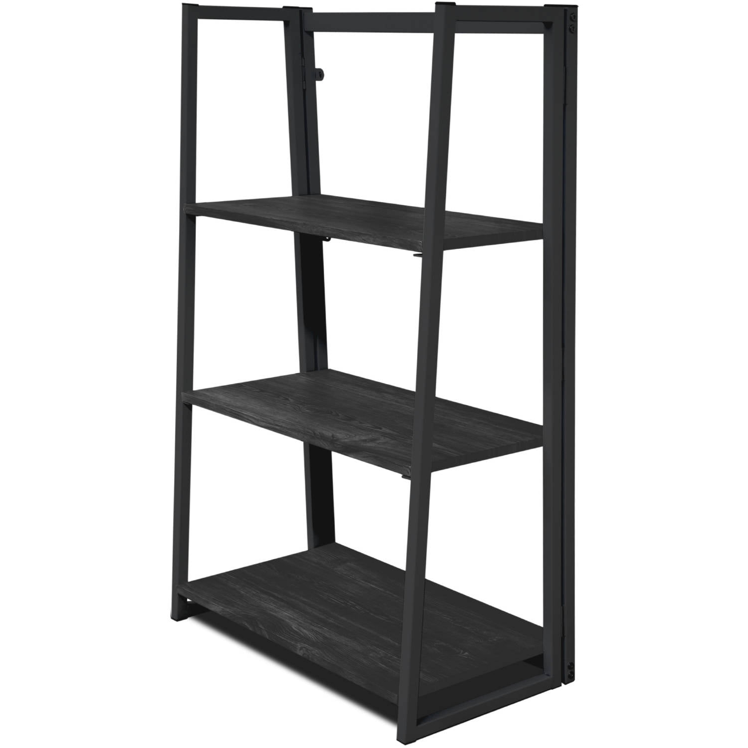 Urban Folding Bookshelf Black Com