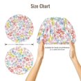 thumbnail image 5 of Logiee Retro Floral Print Silk Bonnet Satin Bonnet for Sleeping Women and Men,Double Layer Hair Bonnet for Curly Braids Hair, 5 of 6