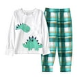 thumbnail image 1 of Pyjama à Imprimé Dinosaure pour Garçons, Ensemble à Manches Longues et Pantalon Long, Âges 2 à 10, 1 of 2