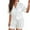 White, variant on Besolor Womens Plus Size Satin Pajamas Striped Short Sleeve Button down Shirts with Pants Sets Sleepwear Pjs White
