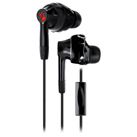Yurbuds Inspire 300 Noise Isolating In-Ear Earbud Sport Headphones with Mic, Sweat Resistant, Black (Non-Retail