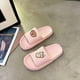 thumbnail image 4 of Qarigey Sandalia transpirable para mujer, y a la moda, , gruesa, con plataforma inferior, zapatillas con punta abierta, zapatillas para hombre Calzado Rosa 36/37.36/37, 4 of 6
