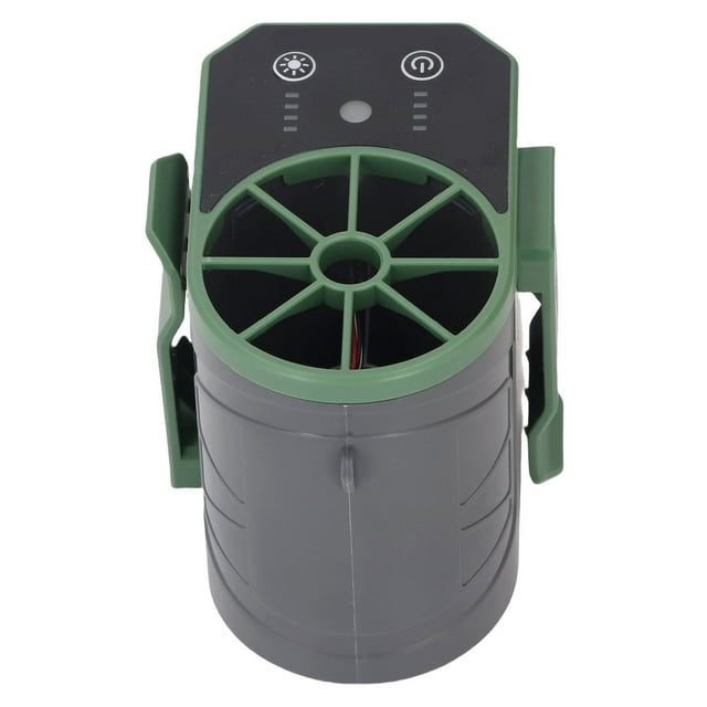 LED Light Waist Fan, 4 Speed USB Rechargeable Portable Fan with Adjustable Belt, for Outdoor and Household Chores