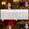 thumbnail image 3 of Tdoqot Girls Velvet Party Dresses- Crewneck Elegant Long Sleeve Soft Kids Winter Midi Dress Brown Size 5, 3 of 7