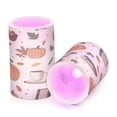 thumbnail image 7 of Yayeee Flameless Candles with Remote Flickering Battery Operated Multi Color Changing, Beige Fall Leaves, 7 of 7