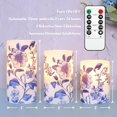 thumbnail image 3 of Crystal Club Chinoiserie Decor Flameless Candles Blue and Porcelain Floral Battery Operated LED Pillar Candles with Remote & Timer Real Wax Candles Floral Decor for Home Wedding Centerpiece C108, 3 of 3