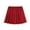 Red, variant on Girls Pleated Skirts with Shorts Underneath 2-17 Years School Uniforms Elastic Waisted Mini Skirt (16-17 Years, White)