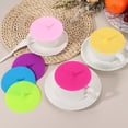 thumbnail image 4 of 3Pcs Tapas de Taza de Silicona, 3.94" Tapas Universales en Forma de Lágrima Reutilizables para Bebidas Calientes y Frías para Tazas de Té, Tazas de Café, Verde, 4 of 7