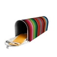 thumbnail image 4 of Balery Mexican Serape Blanket Stripes Mailbox Cover - Standard Size-25.5x21 in, 4 of 9