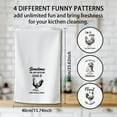 thumbnail image 3 of 4Pcs Funny Rooster Hand Towels Vintage Chicken Farmhouse Kitchen Dish Towels 24 x 16 Inch Microfiber Absorbent Soft Hand Tea Dishcloths for Cooking Baking Bathroom Holiday Housewarming Gifts diy, 3 of 9