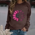 thumbnail image 2 of Nmnitkp Breast Cancer Awareness Sweatshirt Women In October We Wear Breast Cancer Print Breast Cancer Survivor Sweatshirt, 2 of 4