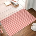 thumbnail image 4 of Uemuo Houndstooth With Red And White Printed Door Mat Indoor Doormat 16"x24",Front Back Door Mats Non Slip Entrance Rugs,Inside Doormats for Entryway, 4 of 9