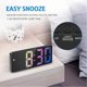 thumbnail image 3 of Digital Alarm Clock, Led Clock For Bedroom, Electronic Desktop Clock With Temperature Display For Home, Office, 3 of 5